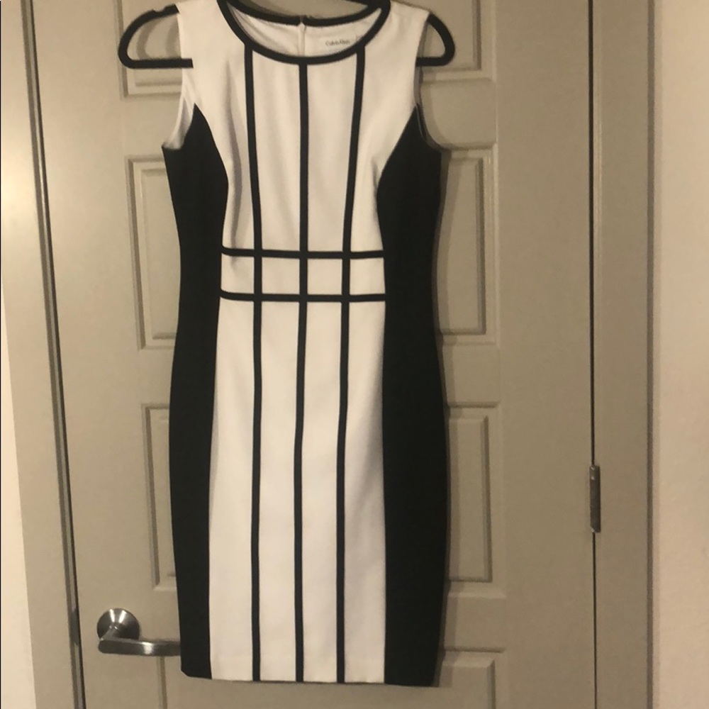 Black and white dress